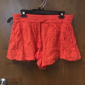 Free ppl eyelet shorts