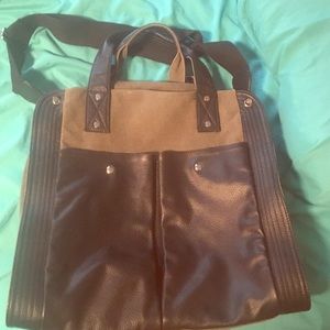Large unique Bag handles and cross body strap