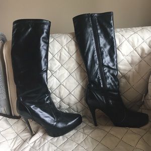 Bakers Black stiletto boots