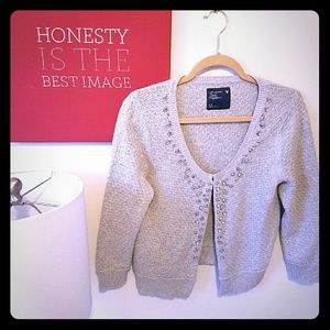 American Eagle Crop Cardigan
