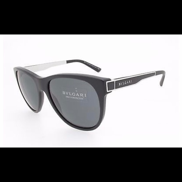 Bvlgari BV7025 Sunglasses Color 531387 Black/Grey