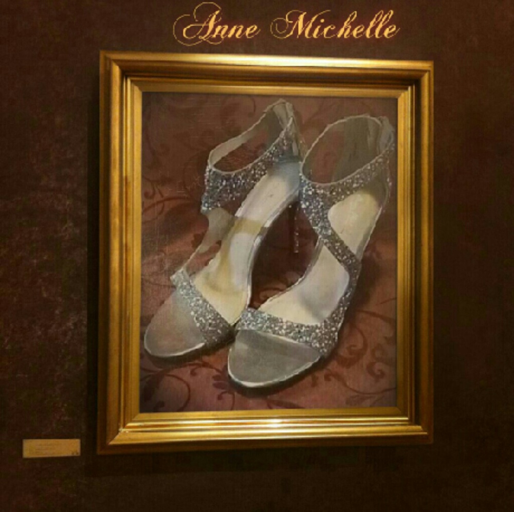 Anne Michelle Glitter Heel