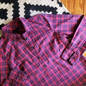 J.Crew Red Tartan Popover Shirt (2)