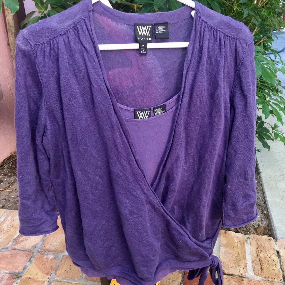 Worth of New York Brand Sweater and Tank