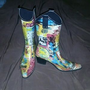 BOPS cowboy/rain boots