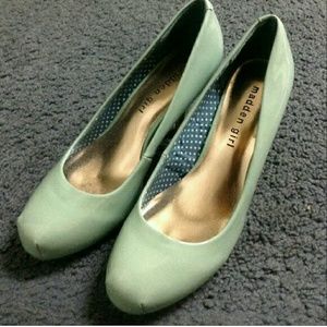 Madden Girl Mint Green Heels