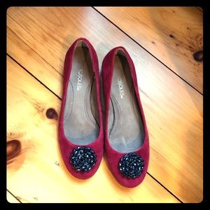 Aerosoles suede flats, size 7.5