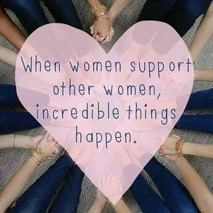 Women supporting women is awesome!