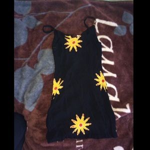 Black sun dress