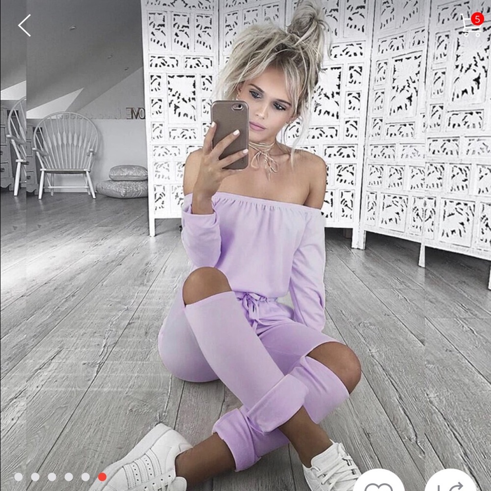 Lavender jumpsuit