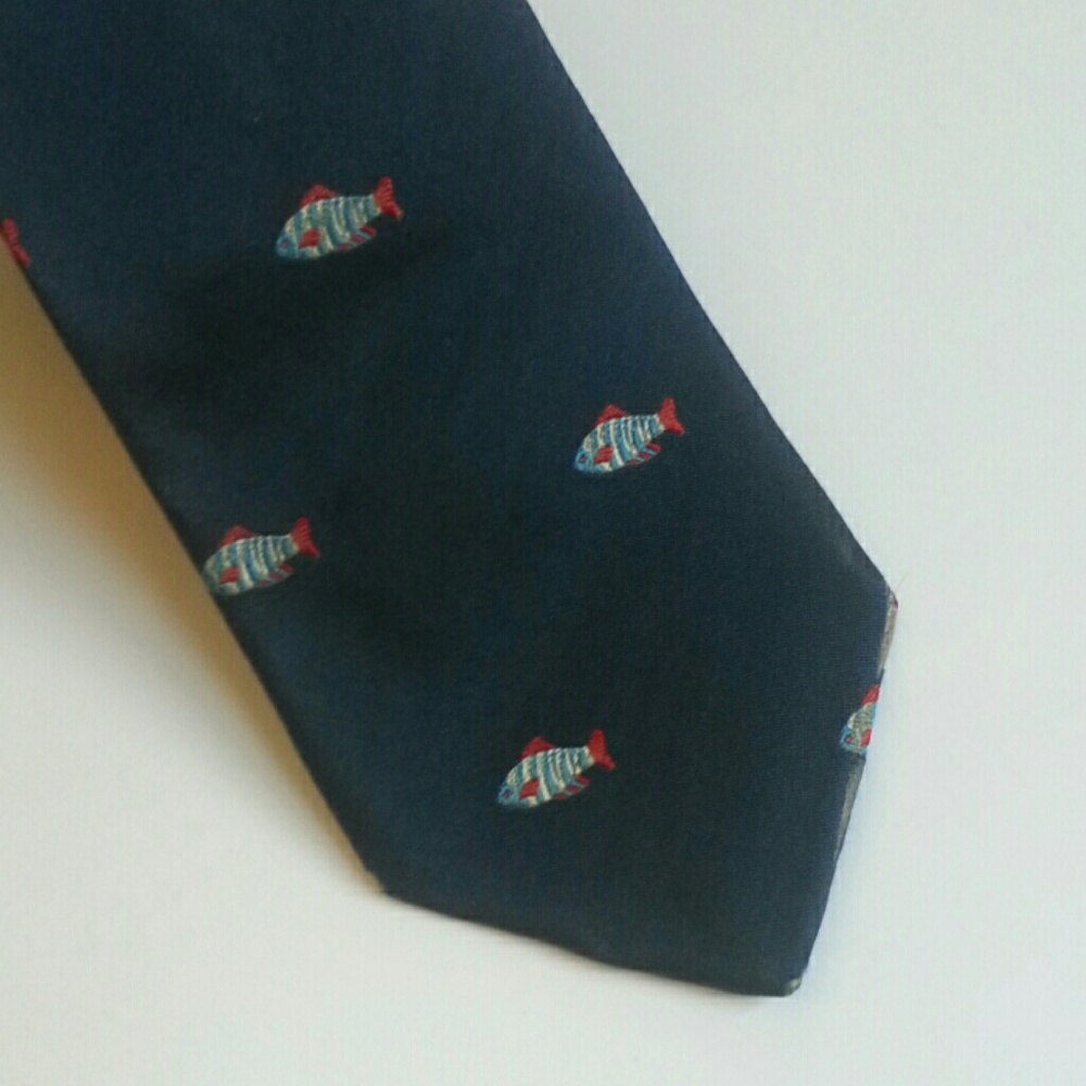 Allen Solly Silk Fish Tie