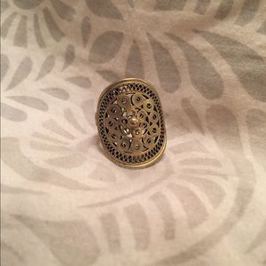 Gold bohemian ring