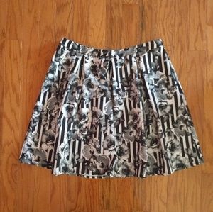 City Chic Full Skirt with Soft Pleats