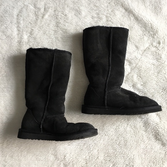 black tall ugg boots size 5 black tall ugg boots size 5