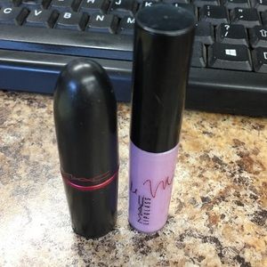 Viva glam Nicky Minaj lipstick and lipgloss.