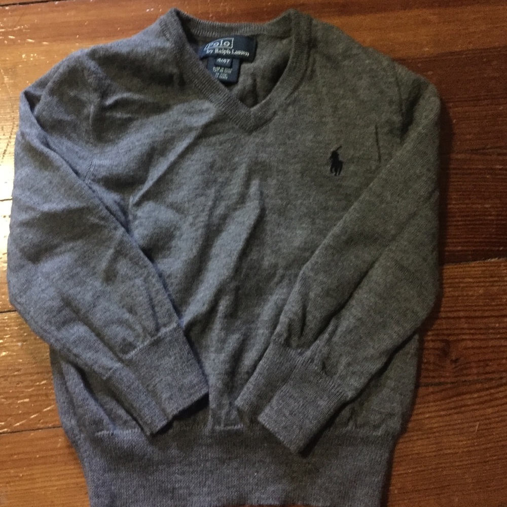 Toddler boys polo sweater