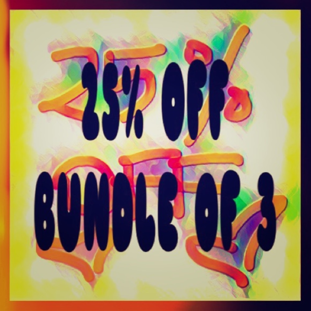 🎊🎊25% OFF BUNDLE OF 3🎊🎊