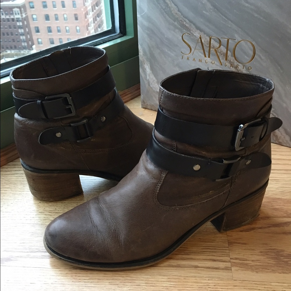Women's Franco Sarto leather booties