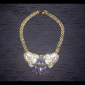 Brand New Gold Plated Necklace (Chrystal & Stone)!