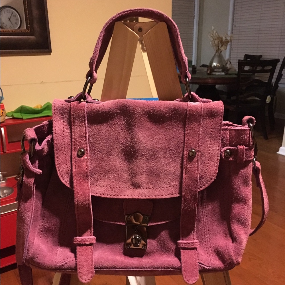 Topshop leather satchel