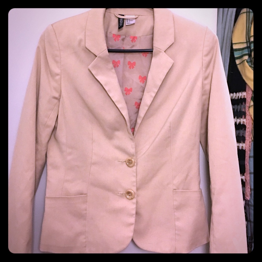 H&M beige blazer