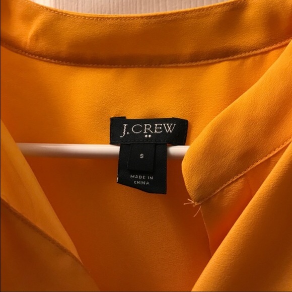 J. Crew Printed Draped Popover Golden - Picture 3 of 3