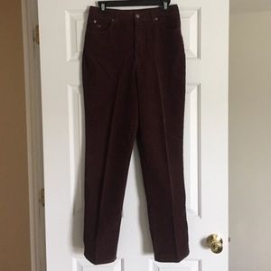 Women's Brown Corduroy Pants