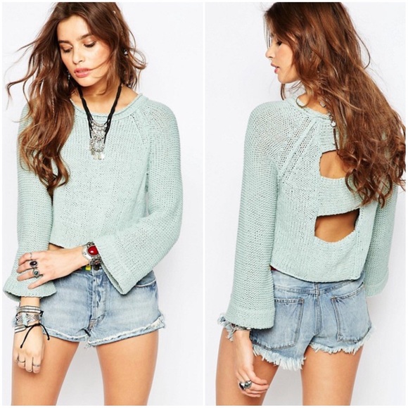 Free People Sweaters - 'Endless Stories' Cutout Back Knit Sweater