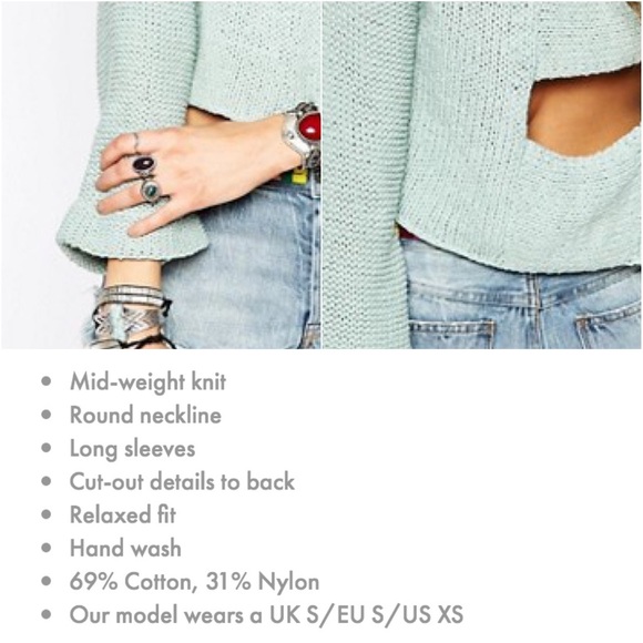 'Endless Stories' Cutout Back Knit Sweater - Picture 3 of 3