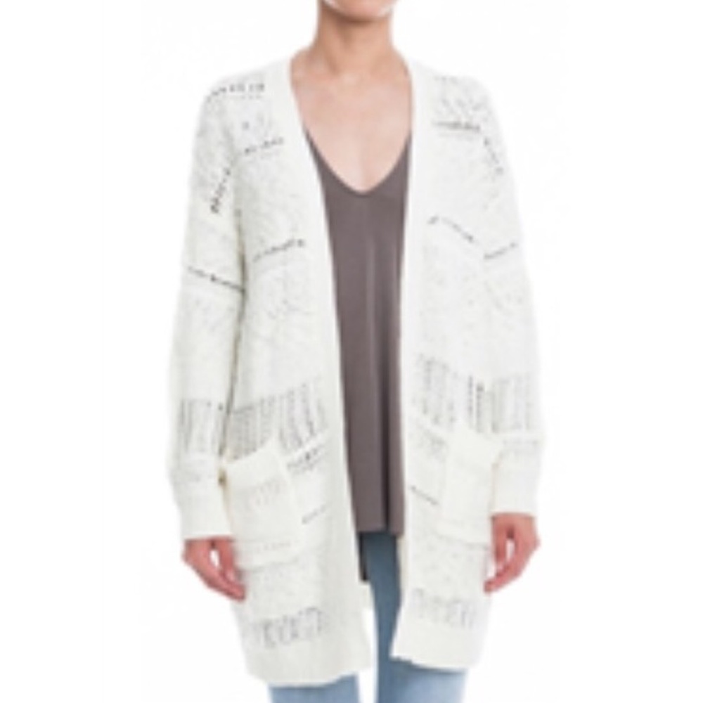 OPEN LONG KNIT SWEeater