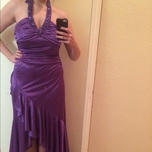 Purple prom dress