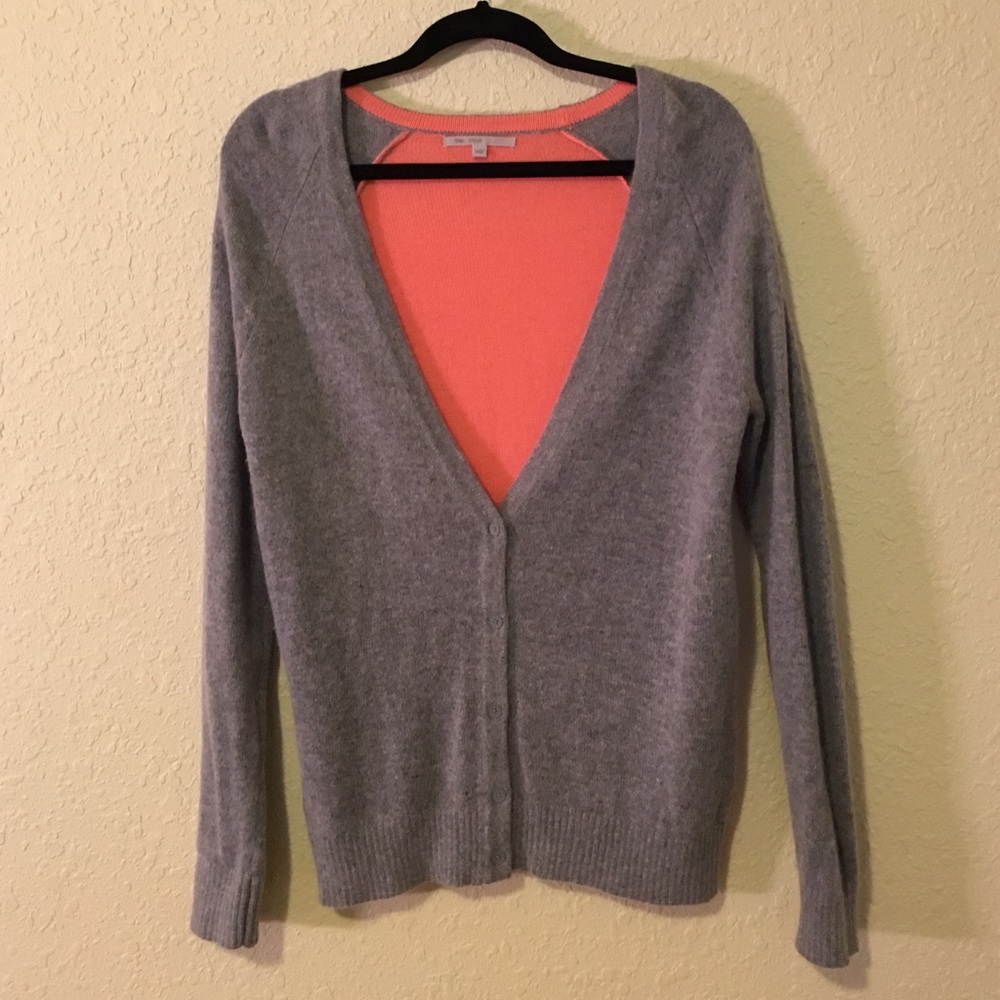 Gap color block cardigan sweater