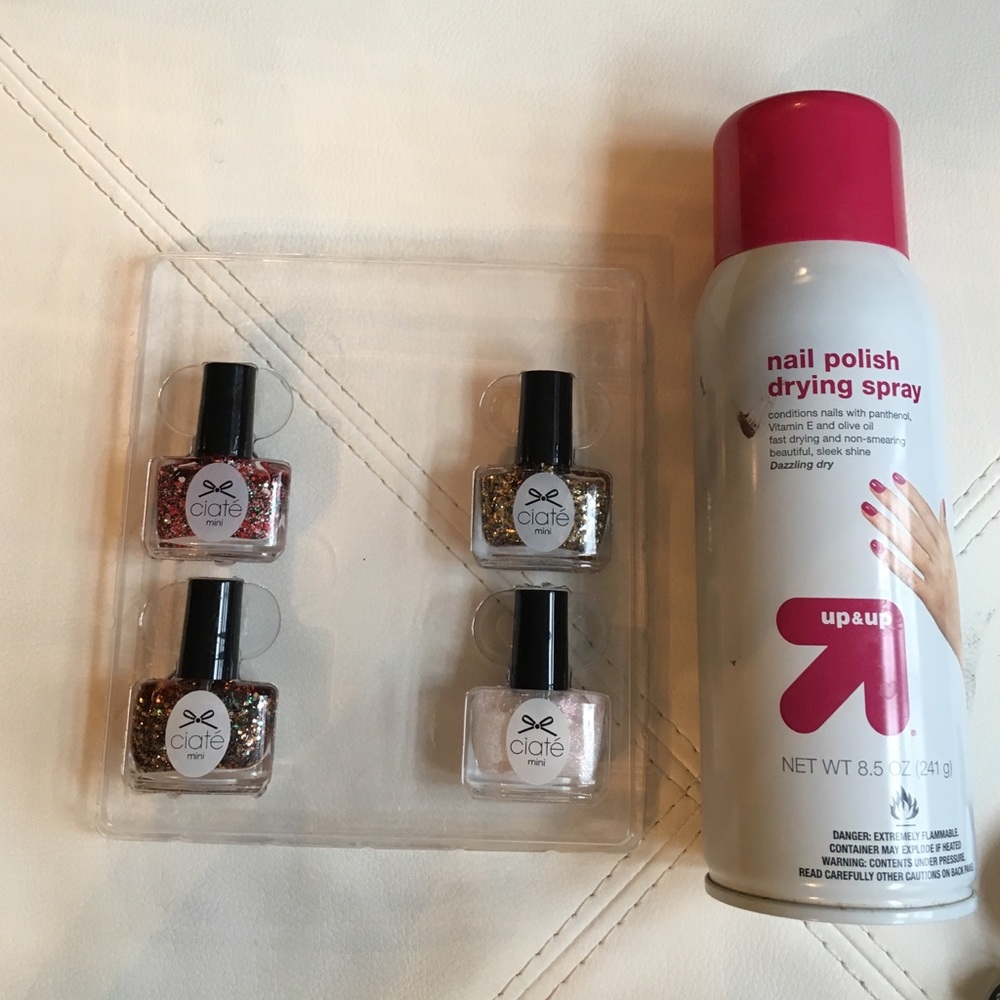 All new ciaté glitter nail polish.