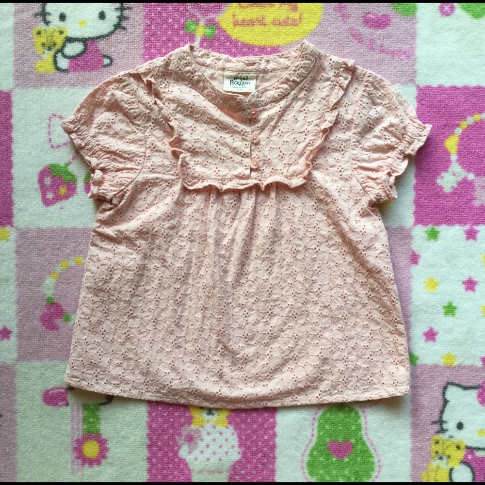 min boden eyelet top 4-5Y