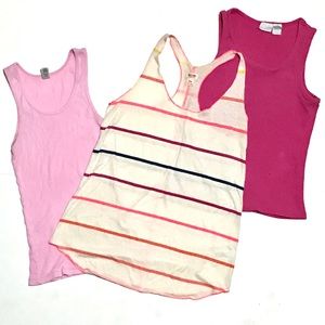 SOLD. Pink Tank Top Bundle