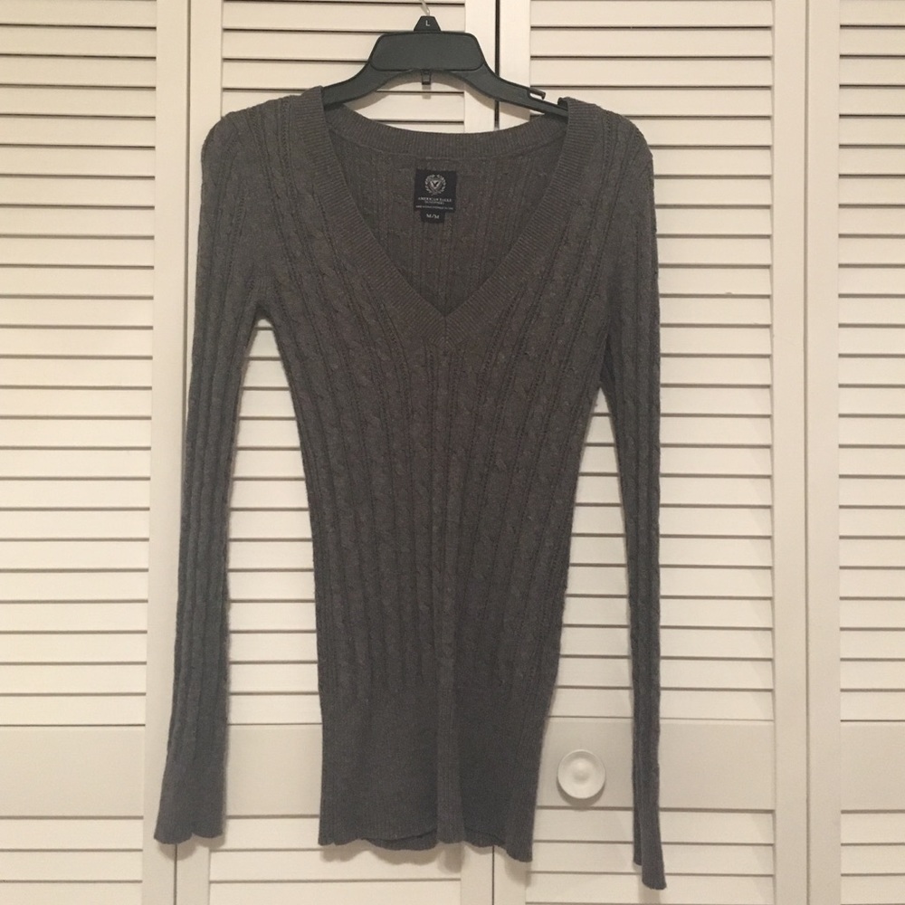 Grey American Eagle Sweater