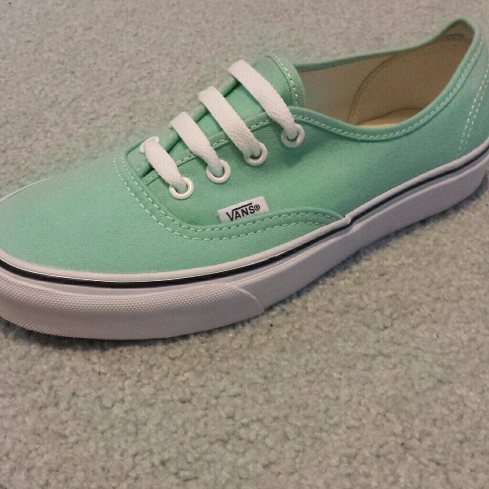 Beach Glass/White Vans