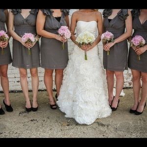 Galina Wedding Dress &a Vera Wang Veil