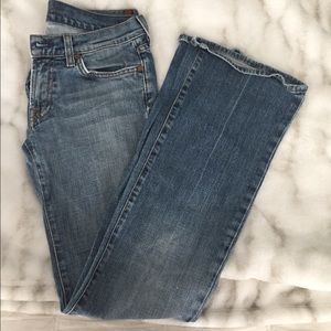 7 boot cut jeans
