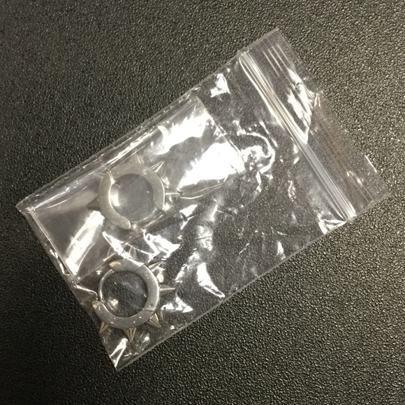 Stainless Steel Spike Earrings - Picture 5 of 6