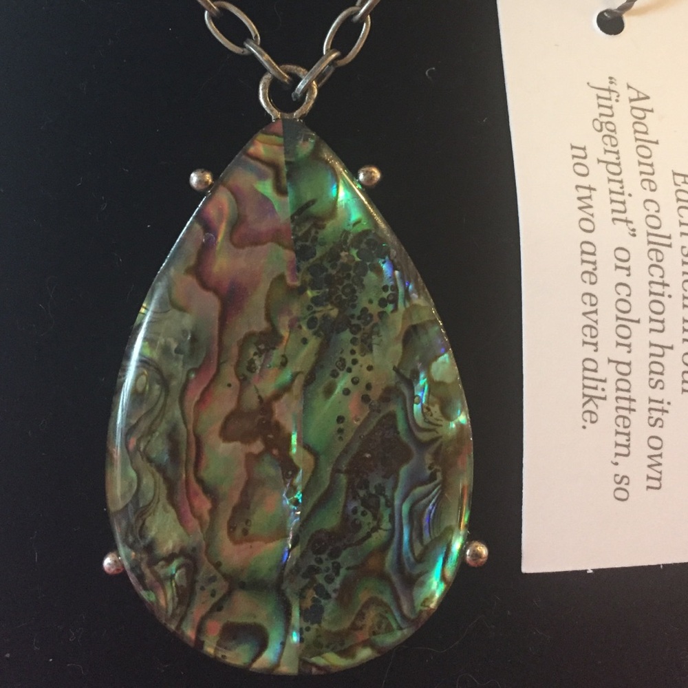 Abalone Shell Pendant Necklace