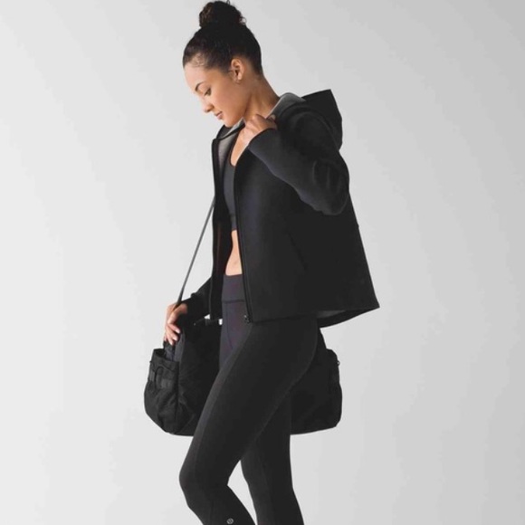 lululemon athletica Jackets & Blazers - Lululemon City Bound Navy Hoodie in Spacer Fabric