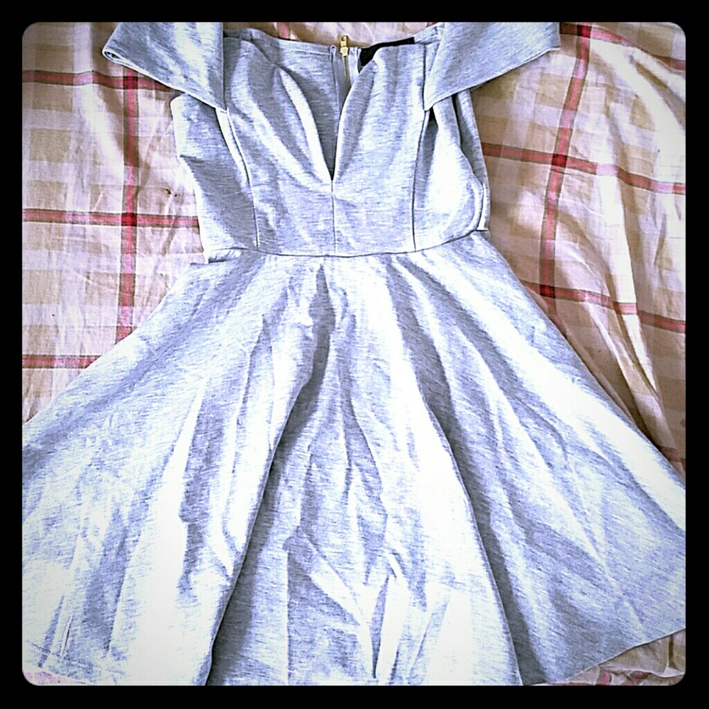 Chic gray dress