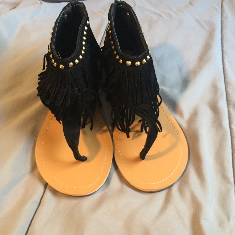 Fringe Sandals