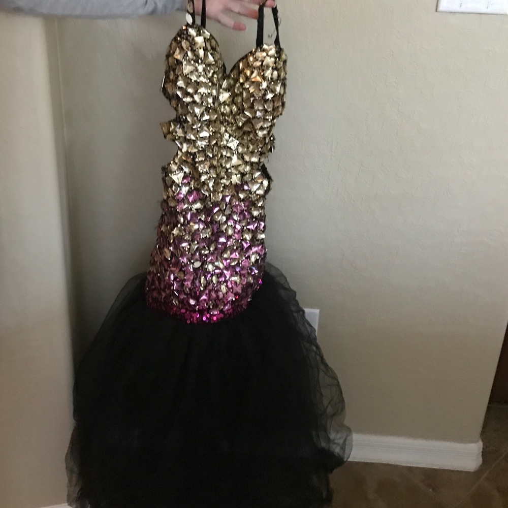 Custom made little girls dress