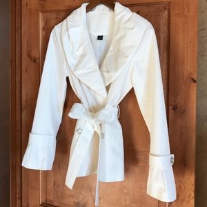 White House Black Market mini trench