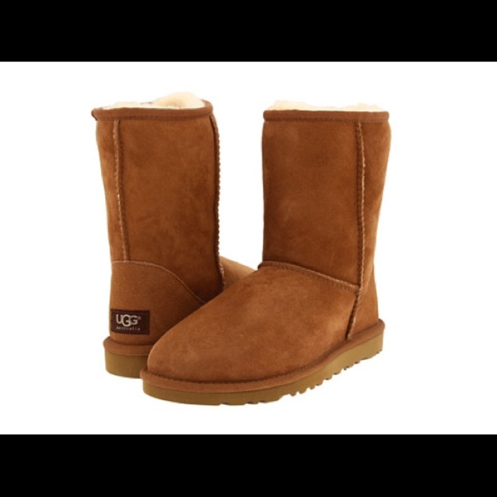 Short Chestnut Size 10 Ugg Boots