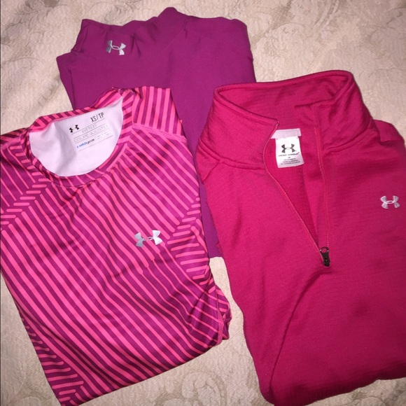 Under Armour Other - All 3! 2 Under Armour cold gear & half zip appear