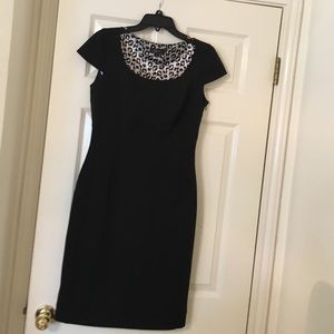 Tahari size 4 Black Sheath Dress