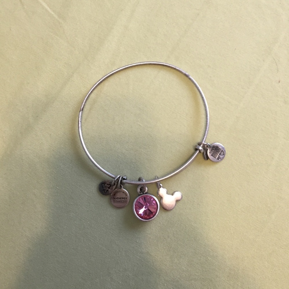 Disney Alex & Ani w/ pink stone
